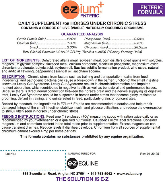 EZium+ Enteric 1 Month Reclosable Pail - Image 5