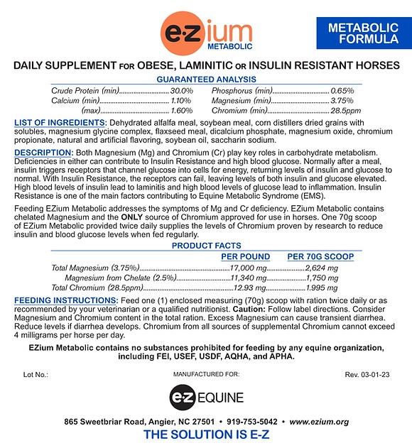 EZium Metabolic 1 Month Reclosable Pail - Image 3